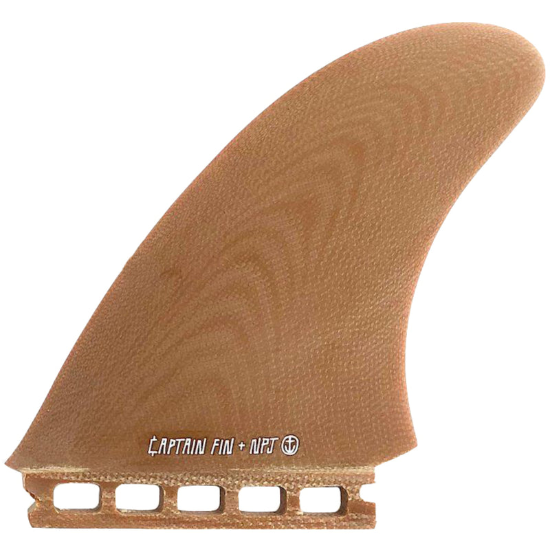 Load image into Gallery viewer, Captain Fin Co. NPJ Quartet Futures Compatible Quad Fin Set - Brown
