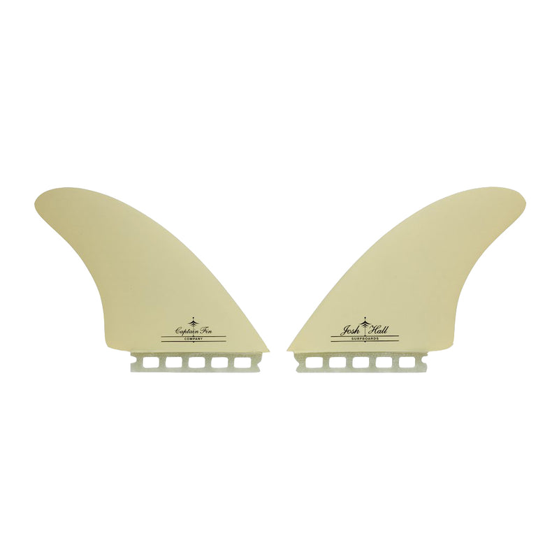 Load image into Gallery viewer, Captain Fin Co. Josh Hall Keel Futures Compatible Twin Fin Set - Khaki
