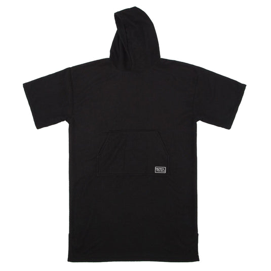 Captain Fin Hooded Changing Poncho - Black