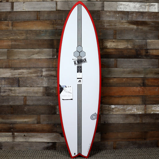 Torq CI Pod Mod 6'6 x 21 ⅞ x 2 ⅞ Surfboard - White/Red