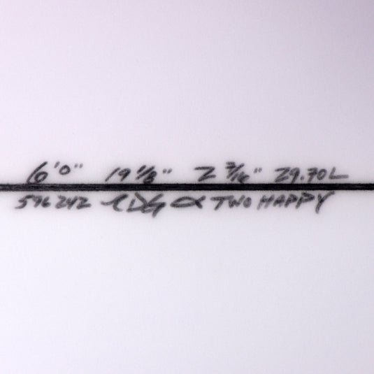Channel Islands Two Happy 6'0 x 19 ⅛ x 2 7/16 Surfboard