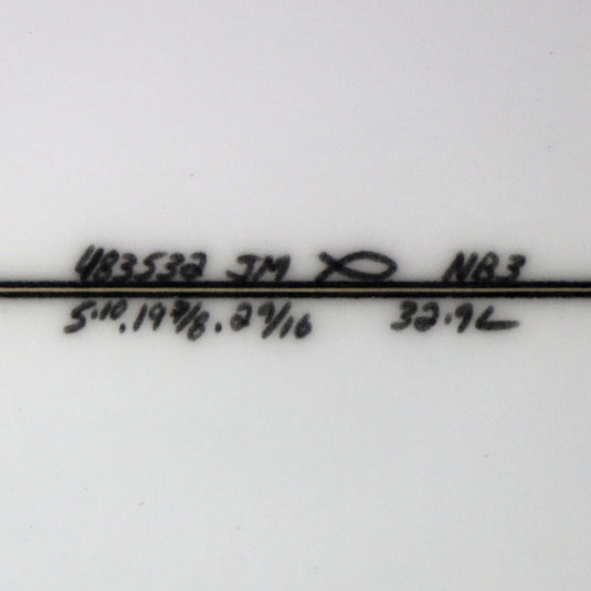 Channel Islands Neck Beard 3 5'10 x 19 ⅞ x 2 9/16 Surfboard