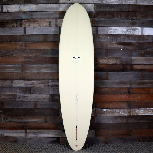 CJ Nelson Designs Outlier Mid-Length Thunderbolt Red 8'0 x 22 ½ x 3 ⅛ Surfboard - Tan