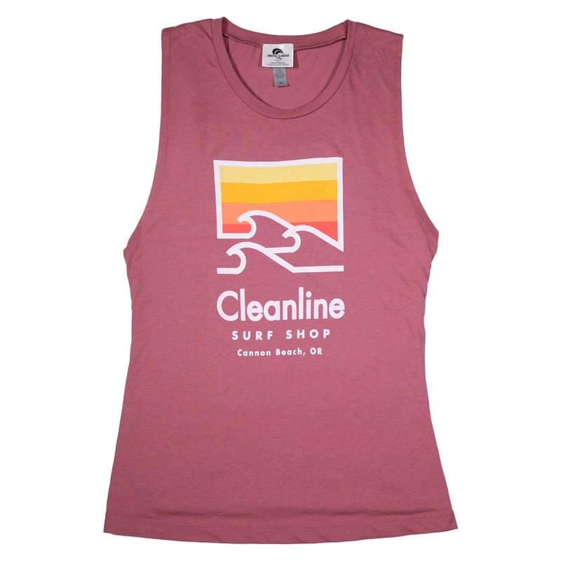 Load image into Gallery viewer, Cleanline Women&#39;s Trilogy Tank Top - Paprika
