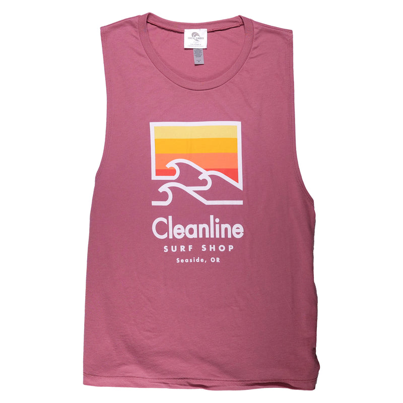 Load image into Gallery viewer, Cleanline Women&#39;s Trilogy Tank Top - Paprika
