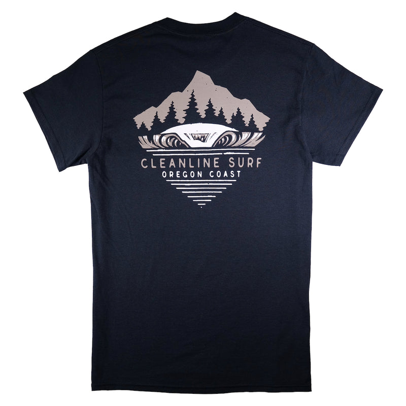 Load image into Gallery viewer, Cleanline North Peak T-Shirt - Black
