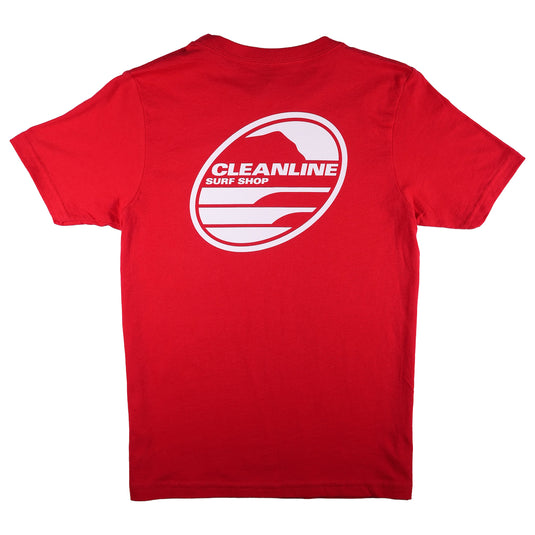 Cleanline Youth New Rock T-Shirt - Red 