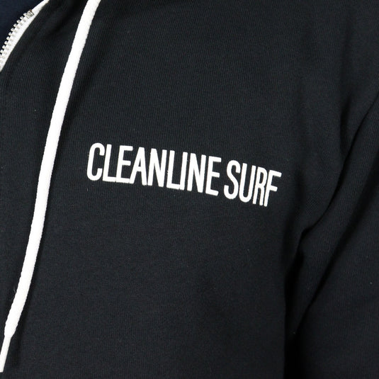 Cleanline Flippin' 40 Zip Hoodie- Black