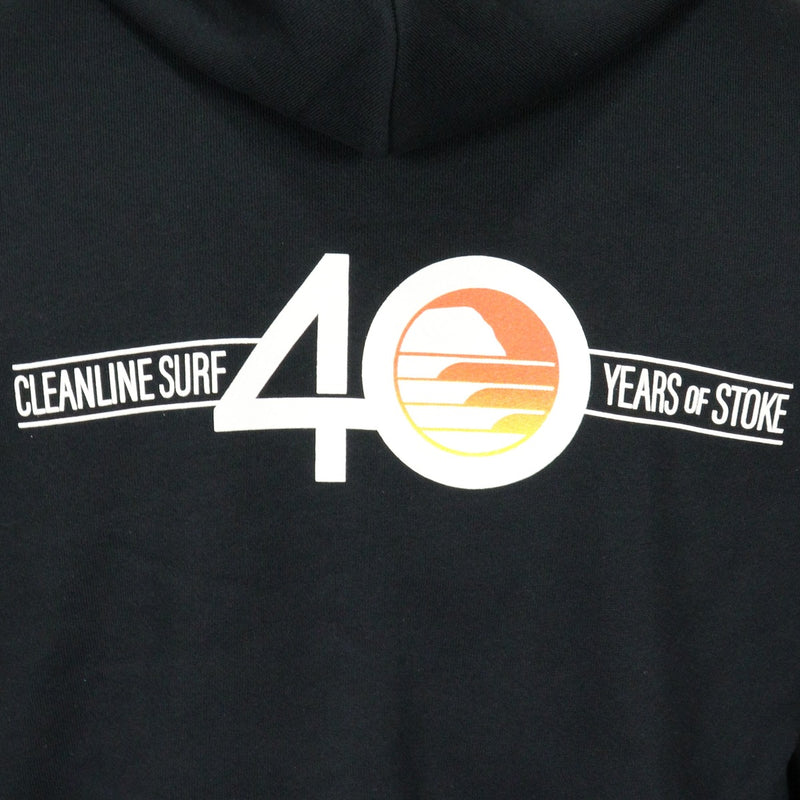 Load image into Gallery viewer, Cleanline Flippin&#39; 40 Zip Hoodie- Black
