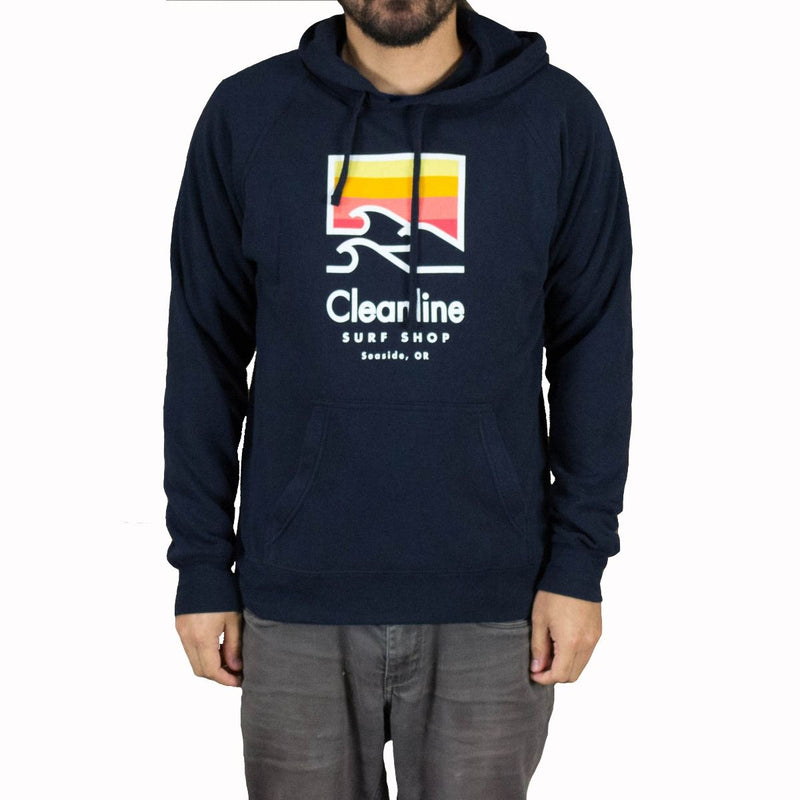 Load image into Gallery viewer, Cleanline Trilogy Pullover Hoodie - Navy
