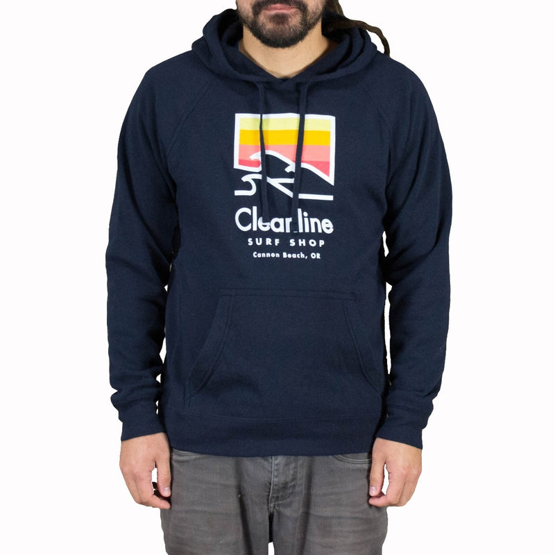 Load image into Gallery viewer, Cleanline Trilogy Pullover Hoodie - Navy
