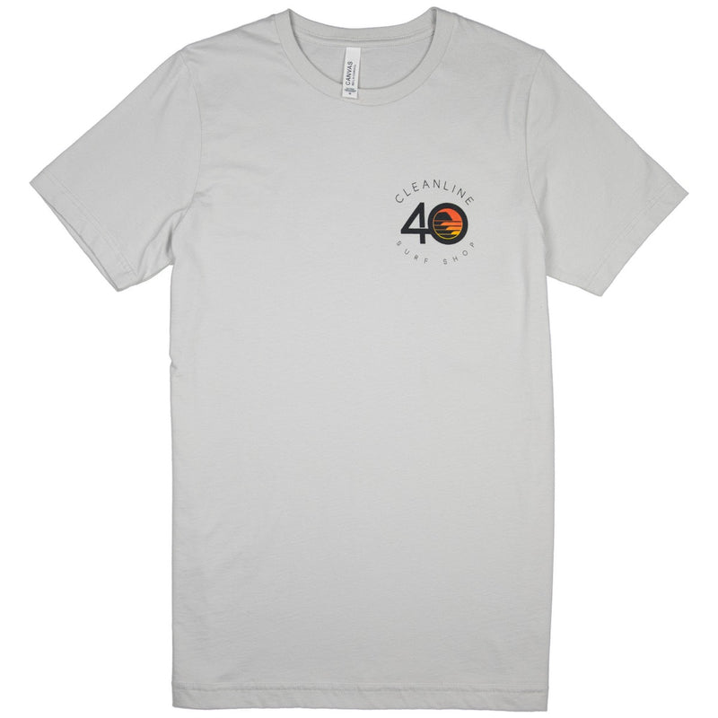 Load image into Gallery viewer, Cleanline #40 T-Shirt - Silver
