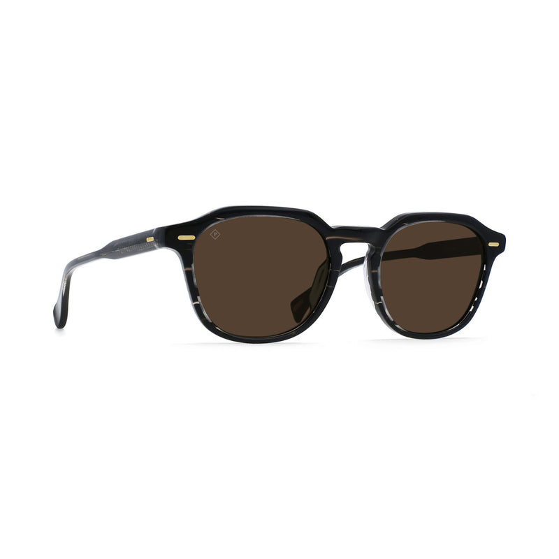 Load image into Gallery viewer, RAEN Clyve Polarized Sunglasses - Licorice/Vibrant Brown
