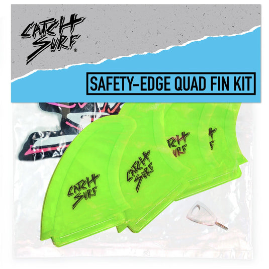 Catch Surf Safety Edge Quad Fin Set