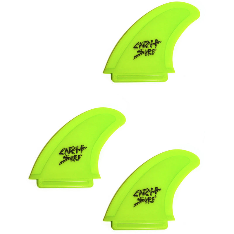 Load image into Gallery viewer, Catch Surf Safety Edge Tri Fin Set - Lime
