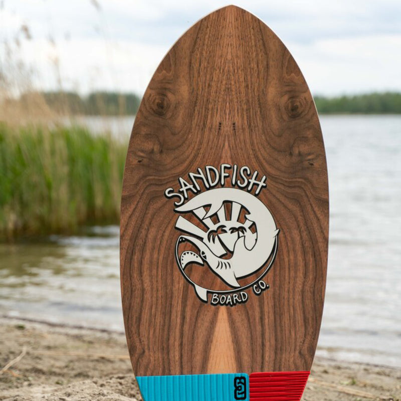 Load image into Gallery viewer, DB Skim Co. Walnut Woody Grom Cruiser Skimboard
