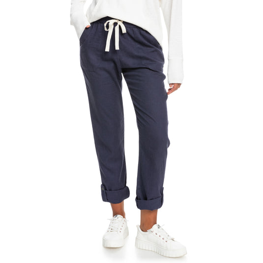 Roxy Women's On The Seashore Linen Cargo Pants