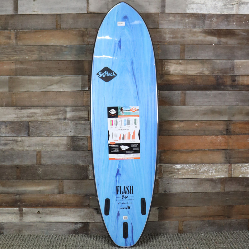 Load image into Gallery viewer, Softech Flash Geiselman 6&#39;6 x 21 1/4 x 2 1/2 Soft Surfboard - Aqua Marble
