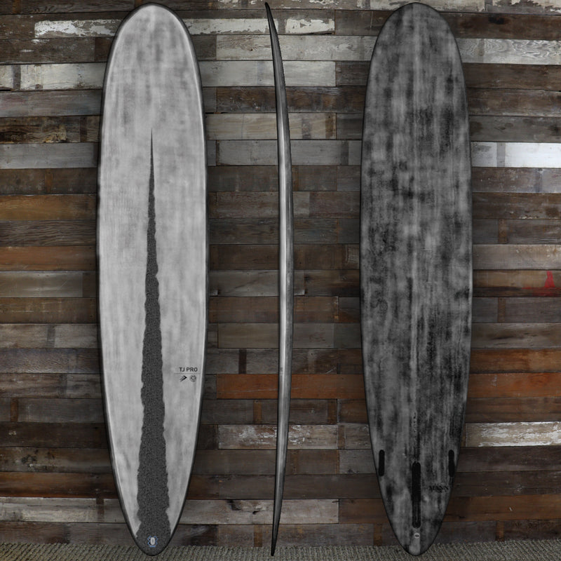 Load image into Gallery viewer, Taylor Jensen Series TJ Pro Thunderbolt Black 9&#39;0 x 22 ⅛ x 2 ⅝ Surfboard - Brushed Clear
