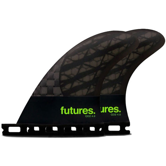 Futures Fins QD2 Blackstix Quad Rears Fin Set – Cleanline Surf