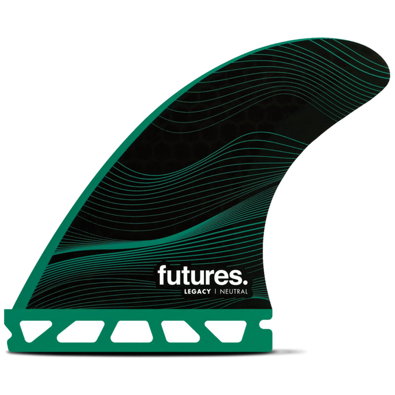 Load image into Gallery viewer, Futures Fins F6 Legacy Honeycomb Quad Fin Set - Green
