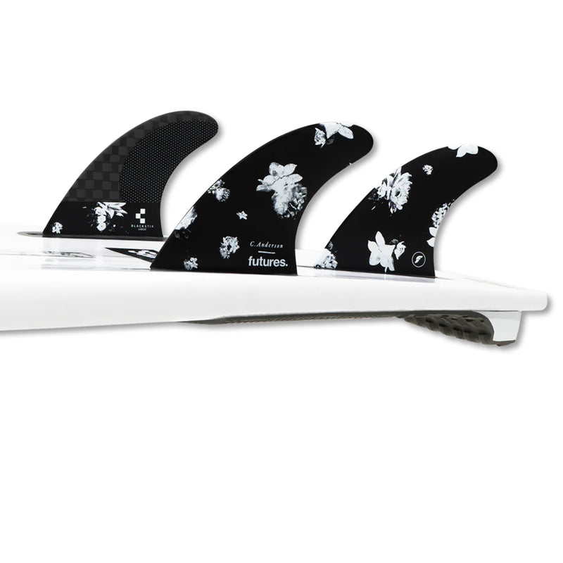 Load image into Gallery viewer, Futures Fins Ando Blackstix Tri Fin Set
