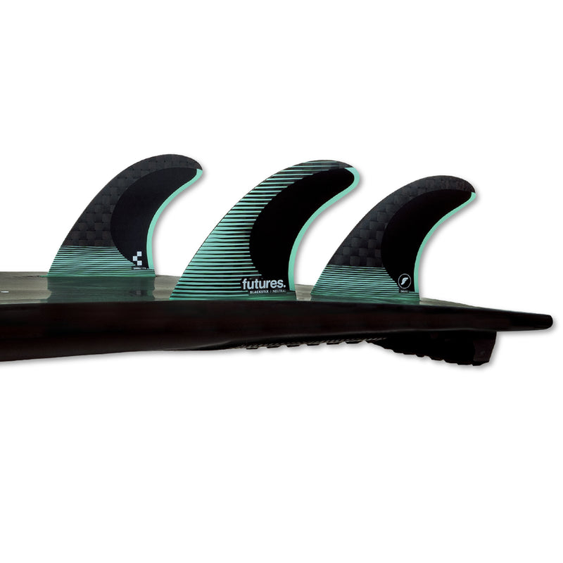 Load image into Gallery viewer, Futures Fins F4 Blackstix Tri Fin Set
