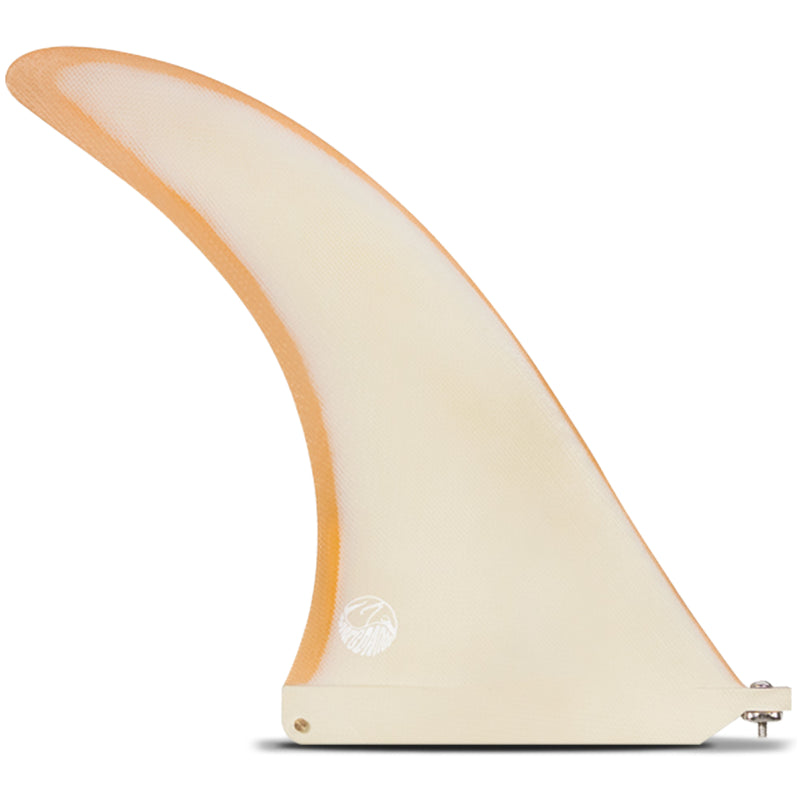 Load image into Gallery viewer, Futures Fins Zach Flores Fiberglass Single Fin - 9.5&quot; - Oreange/Cream
