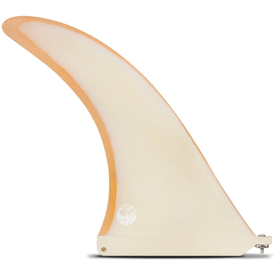 Futures Fins Zach Flores Fiberglass Single Fin - 9.5" - Oreange/Cream