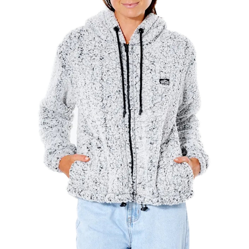 Load image into Gallery viewer, Rip Curl Women&#39;s Dark N Stormy Fleece Zip Thru Hoodie
