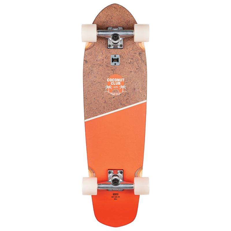 Load image into Gallery viewer, Globe Blazer XL Coconut Mandarin 36&quot; Skateboard Complete
