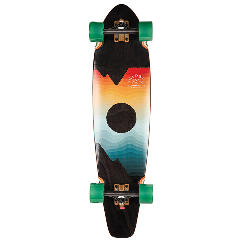 Load image into Gallery viewer, Globe Arcadia Black Maple Chromeset 36&quot; Longboard Complete
