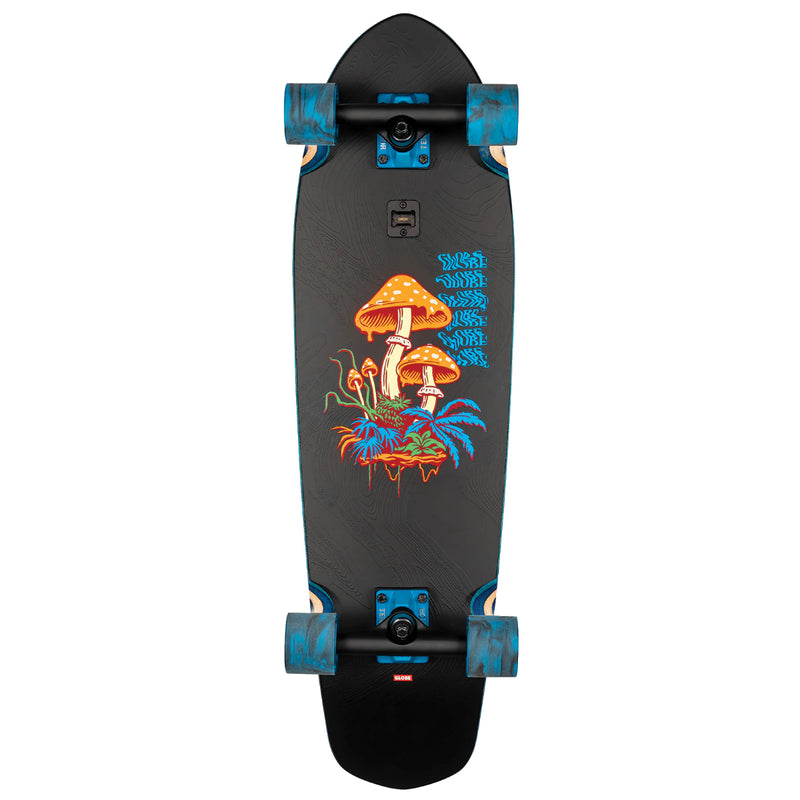 Load image into Gallery viewer, Globe Big Blazer Nature Walk Blue 32&quot; Skateboard Complete
