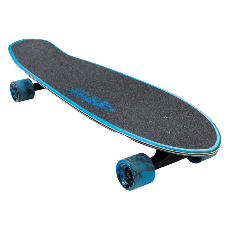 Load image into Gallery viewer, Globe Big Blazer Nature Walk Blue 32&quot; Skateboard Complete
