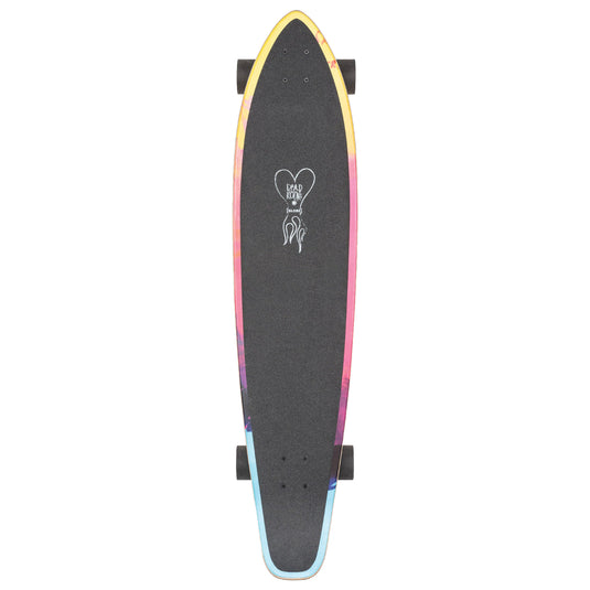 Globe Byron Bay Ebony Dead Kooks Clear Flame 43" Longboard Complete