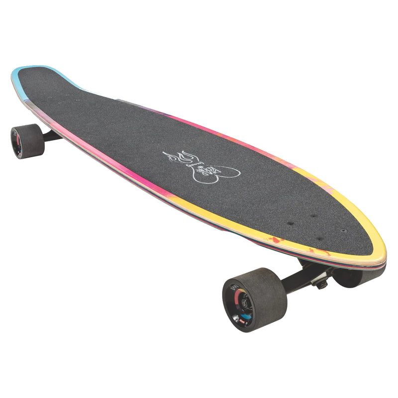 Load image into Gallery viewer, Globe Byron Bay Ebony Dead Kooks Clear Flame 43&quot; Longboard Complete
