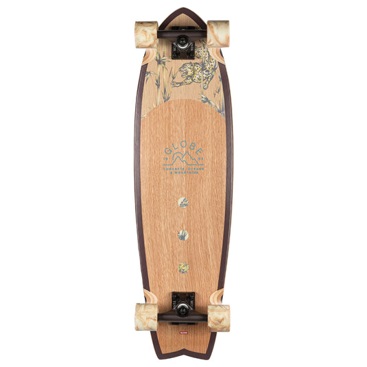 Globe Chromantic White Oak Jaguar 33" Skateboard Complete