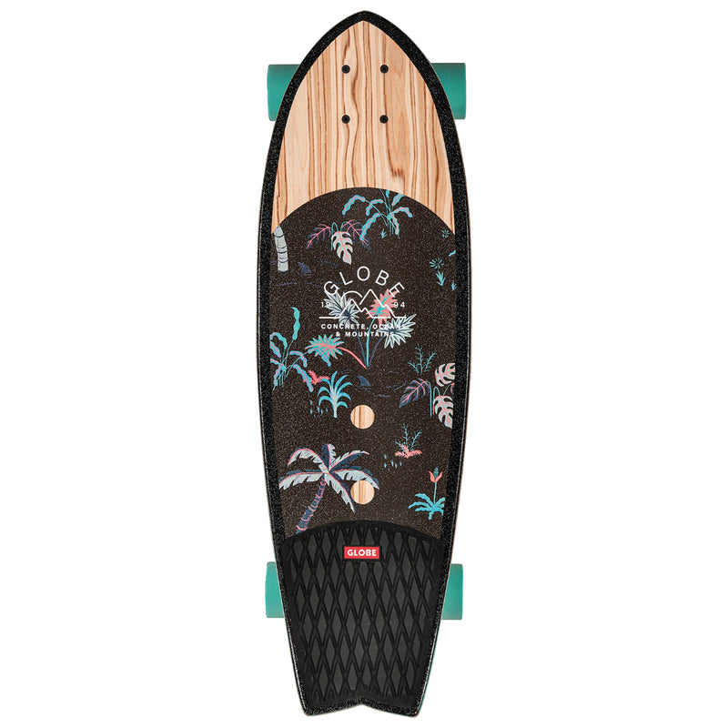 Load image into Gallery viewer, Globe Sun City Olivewood Neon Jungle 30&quot; Skateboard Complete
