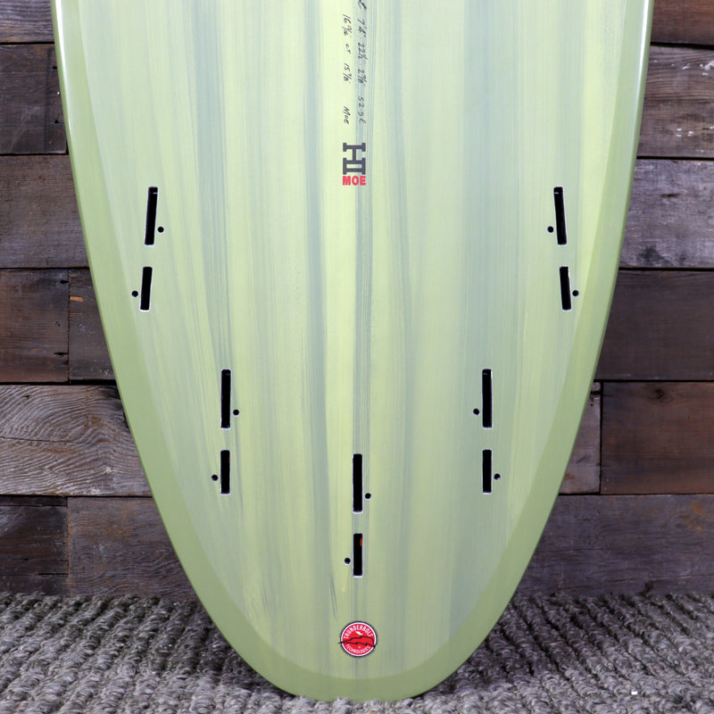 Load image into Gallery viewer, Harley Ingleby Series Moe Thunderbolt Red 7&#39;4 x 22 ½ x 2 ⅞ Surfboard - Green
