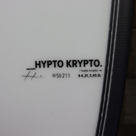 Haydenshapes Hypto Krypto 6'4 x 21 x 2 ⅓ Surfboard