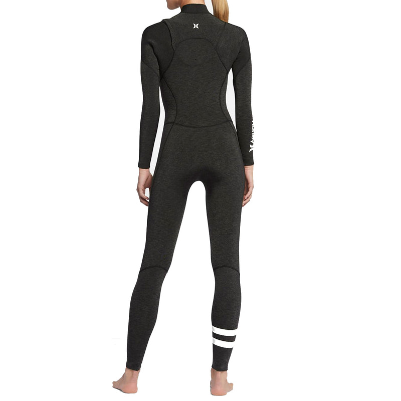 Load image into Gallery viewer, Hurley Women&#39;s Plus 3/2 Chest Zip Wetsuit - Black
