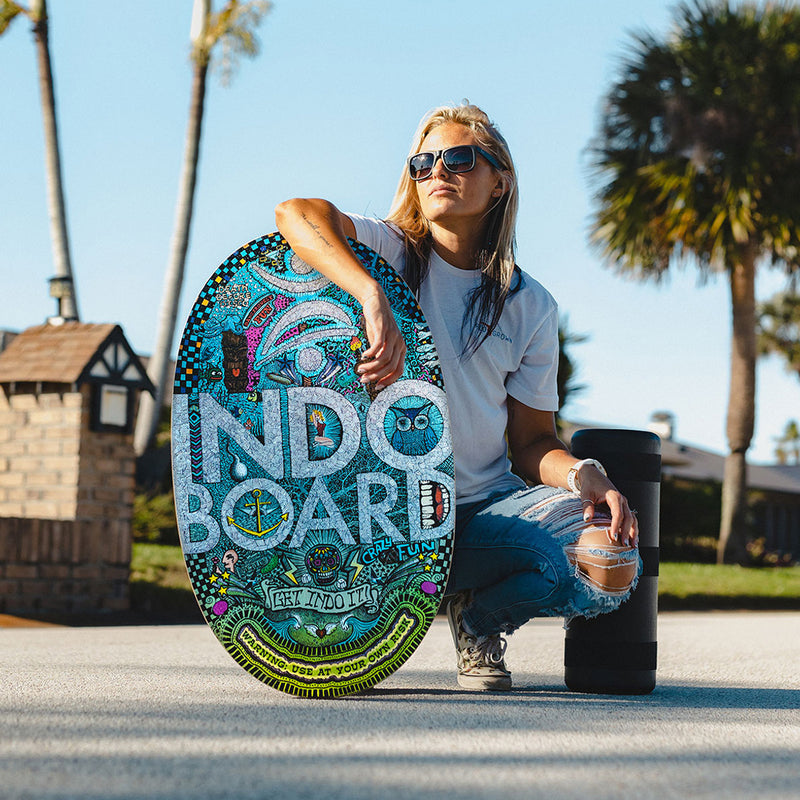 Load image into Gallery viewer, INDO BOARD Original Balance Board Deck &amp; Roller
