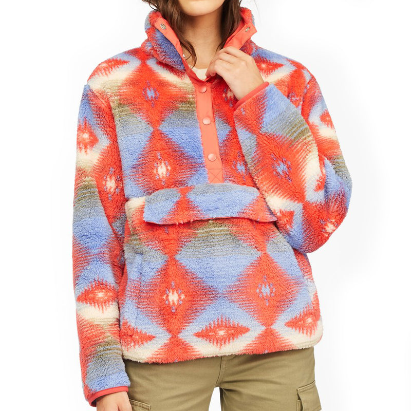 Load image into Gallery viewer, Billabong Women&#39;s A/Div Switchback Mock Neck Pullover Sweatshirt
