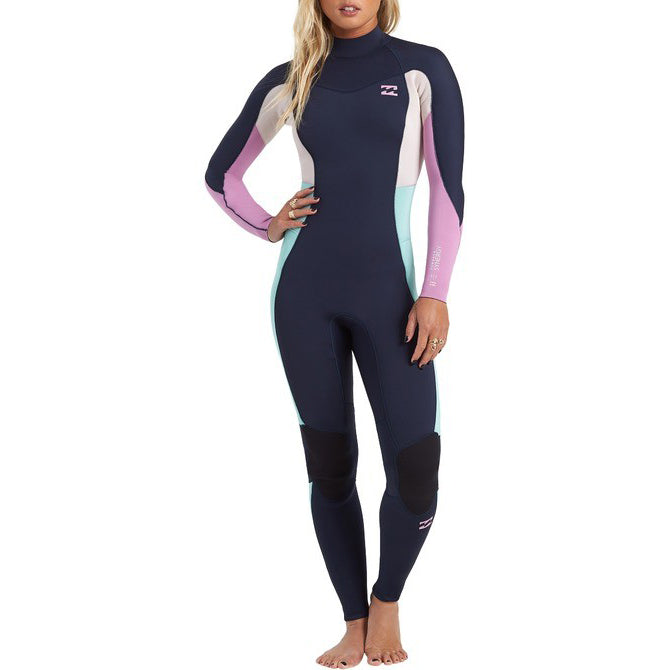 Load image into Gallery viewer, Billabong Women&#39;s Synergy 4/3 Back Zip Wetsuit - 2020
