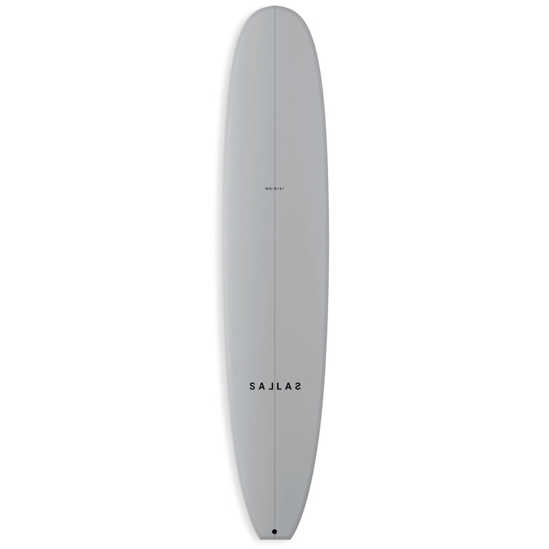 Load image into Gallery viewer, Kai Sallas Waikiki Thunderbolt Silver Surfboard
