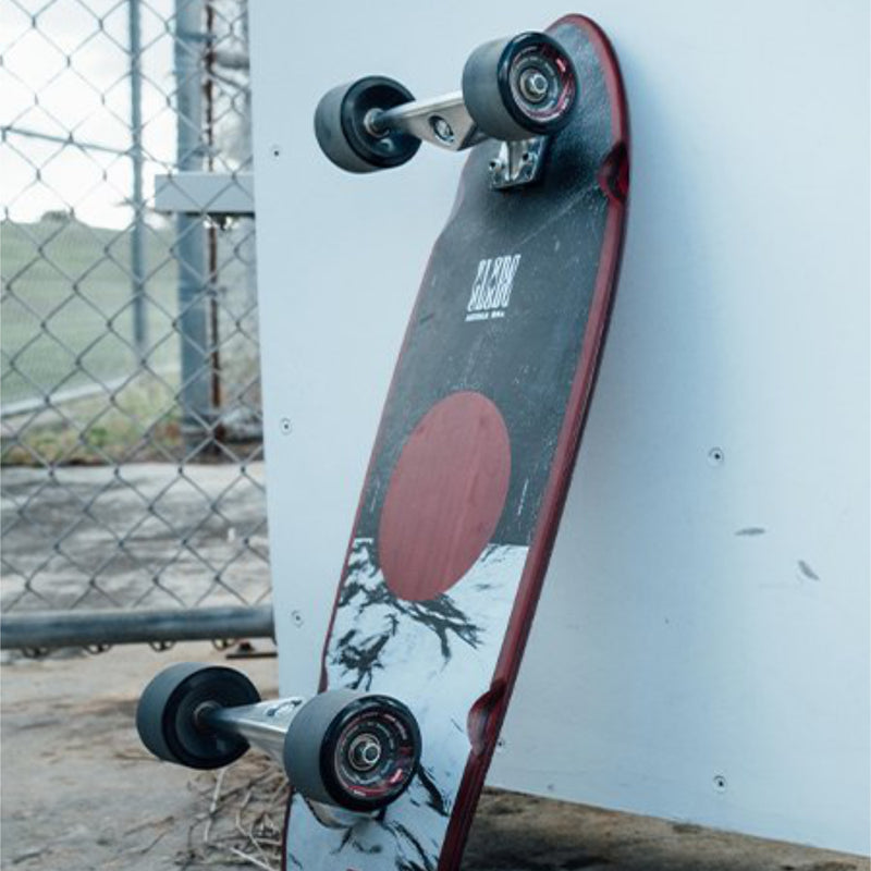 Load image into Gallery viewer, Globe Stubby Onshore Cherry Bamboo 30&quot; Skateboard Complete
