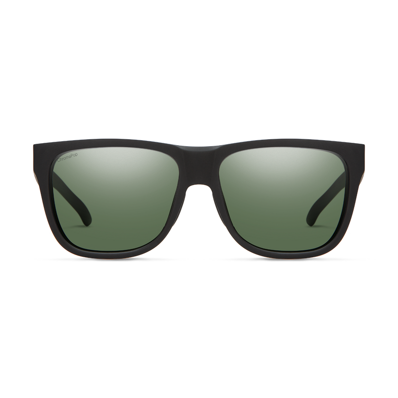 Load image into Gallery viewer, Smith Lowdown 2 Polarized Sunglasses - Matte Black/Chromapop Grey Green
