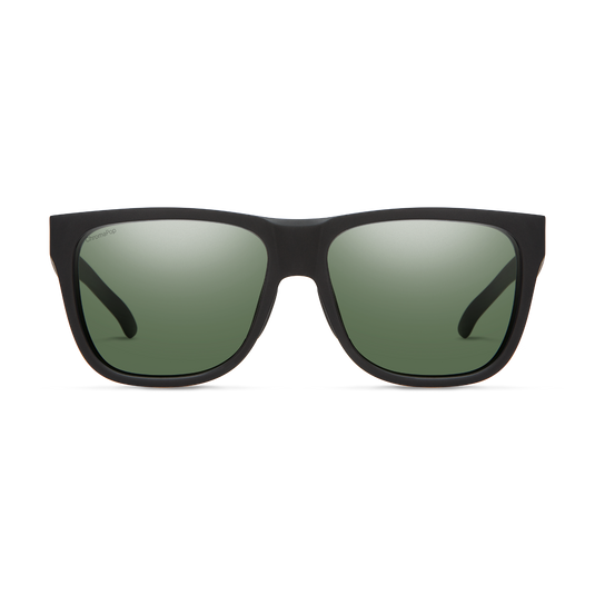 Smith Lowdown 2 Polarized Sunglasses - Matte Black/Chromapop Grey Green