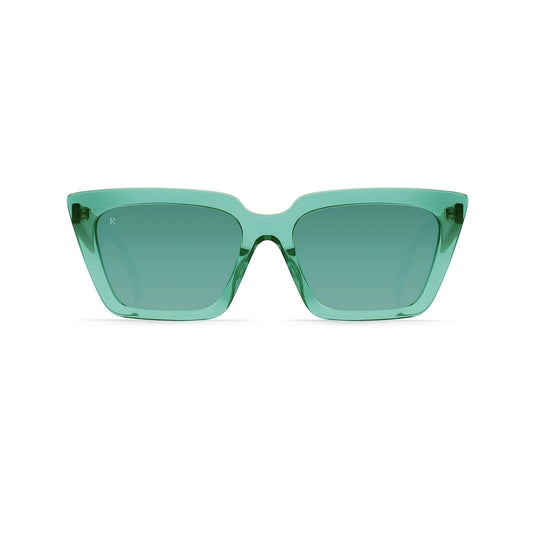 RAEN Women's Keera Sunglasses - Marina/Teal Gradient Mirror