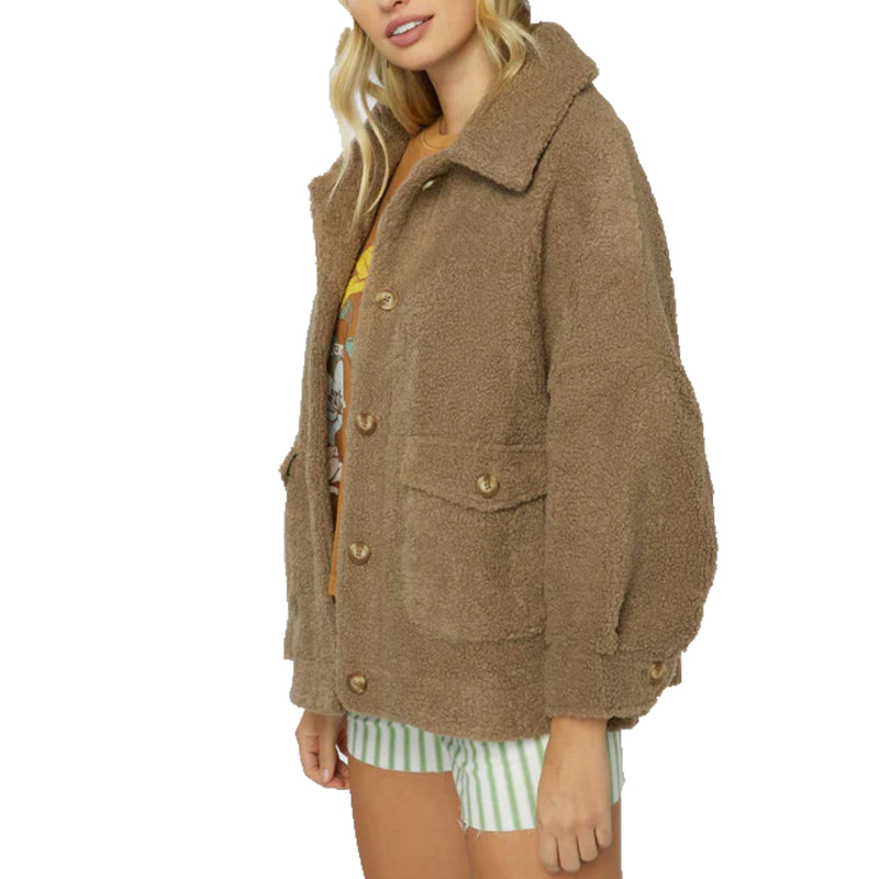 Load image into Gallery viewer, O&#39;Neill Women&#39;s Makenna Solid Sherpa Jacket
